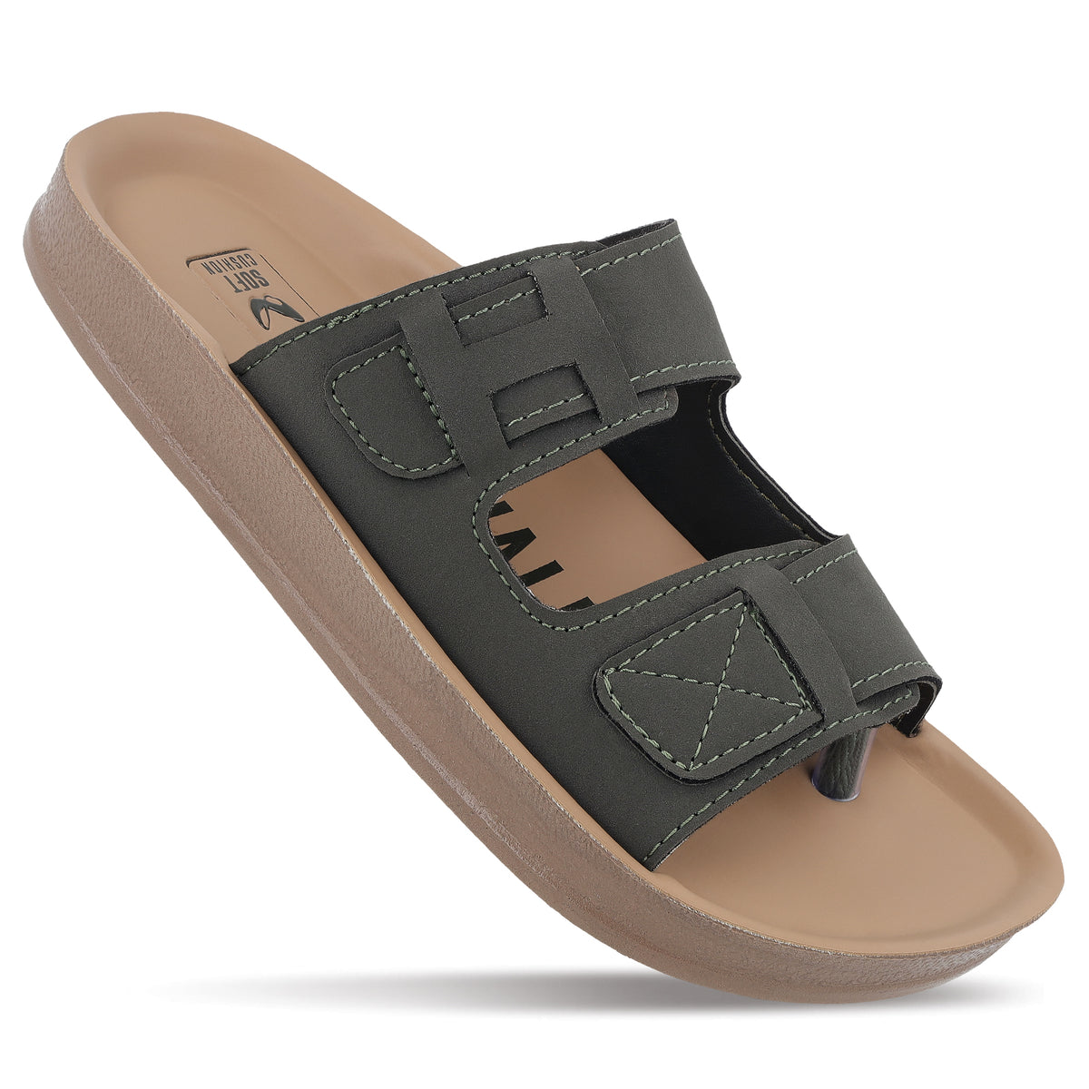 Boy's Daily Wear Sandals - WGR53211 Olive Beige