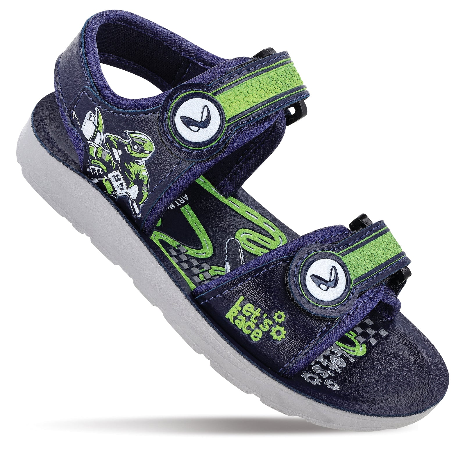 Kid's Daily Wear Sandals WK680 Blue Green - Main Image