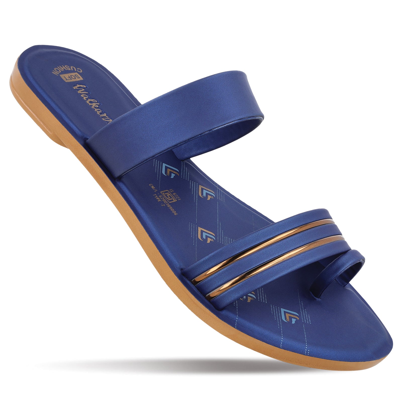 Shoes Chappal Model New Buy Women's Daily Wear Sandals WL7630 Navy