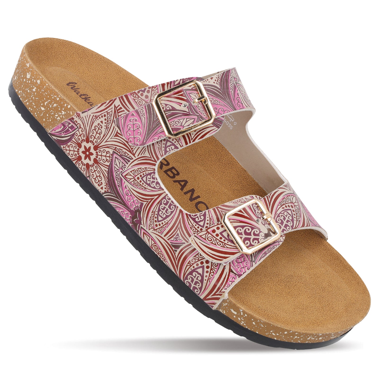 Women's Comfort Sandals - WLE74035 Mauve