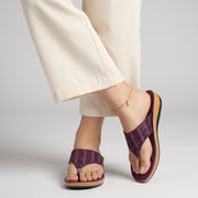 Sparkles Women's Daily Wear Sandal - WLP71223 Plum