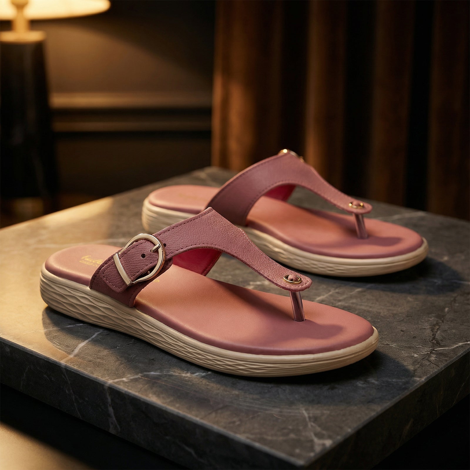 Women's Daily Wear Sandals - WLP71234 Dusty Rose