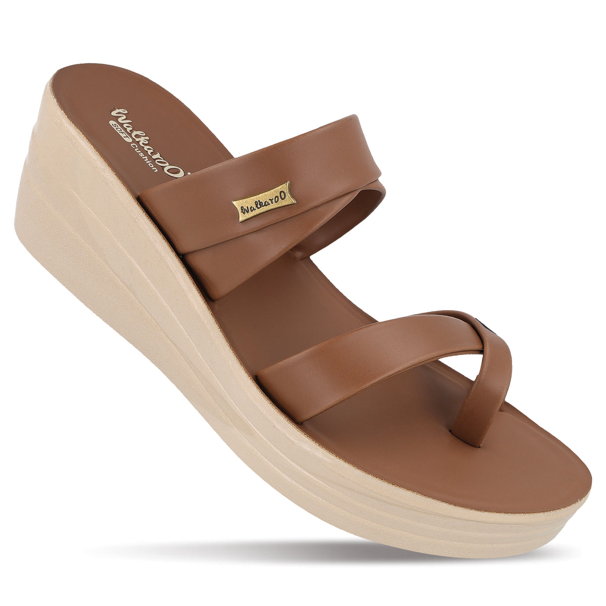 Women's Wedge Heel Sandals - WLP72029 Toffee