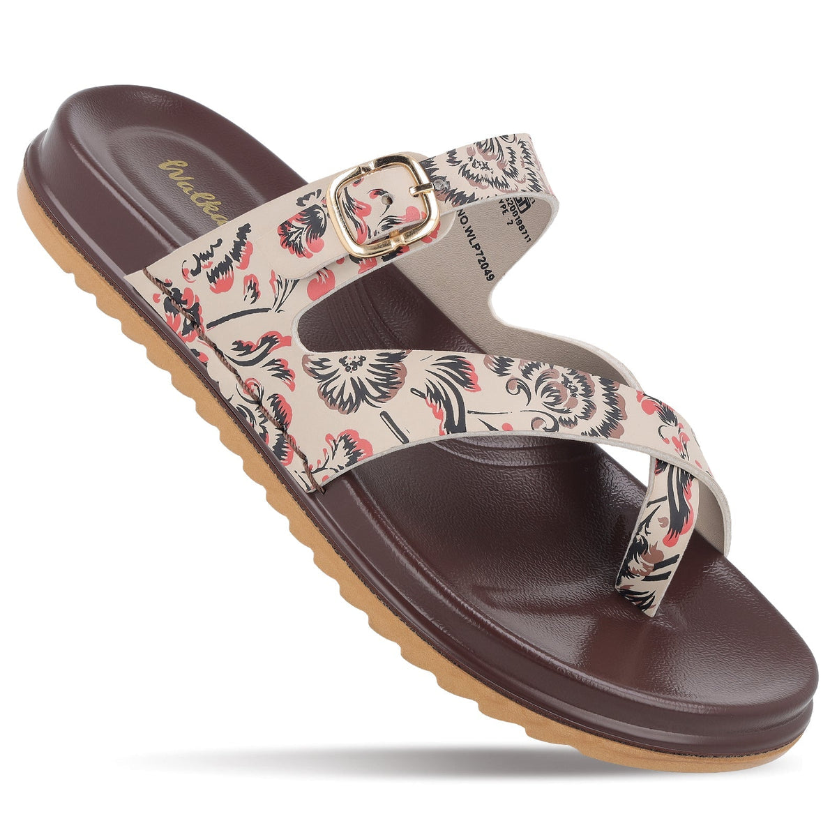 Women's Daily Wear Comfort Sandals - WLP72049 Brown