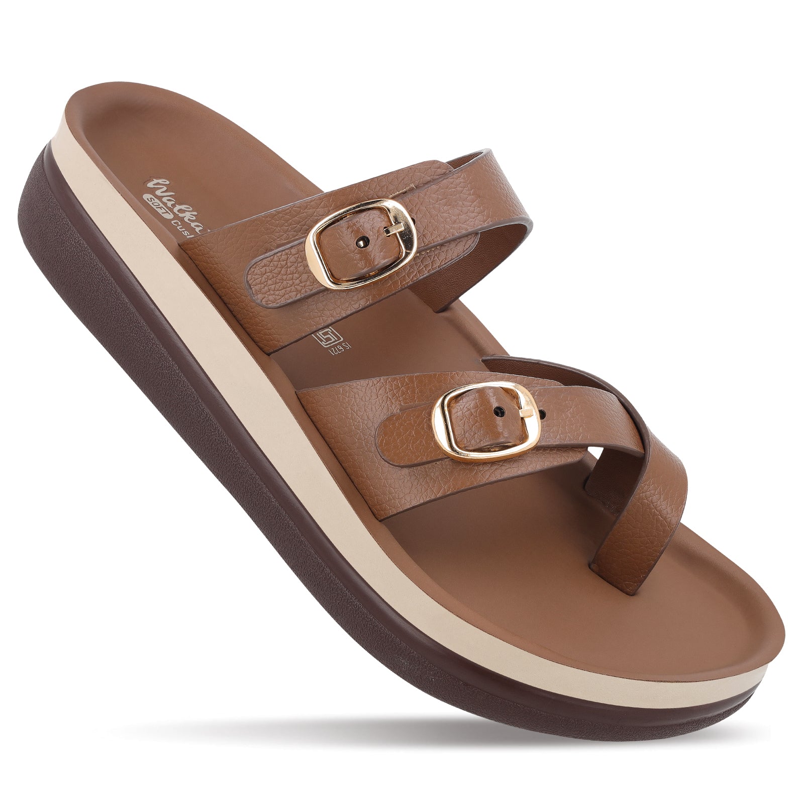 Women's Daily Wear Sandals - WLP72090 Toffee