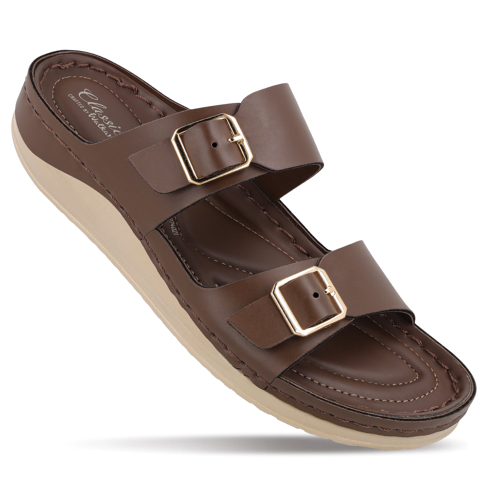 Women's Daily Wear Comfort Sandals - WLP74021 Espresso
