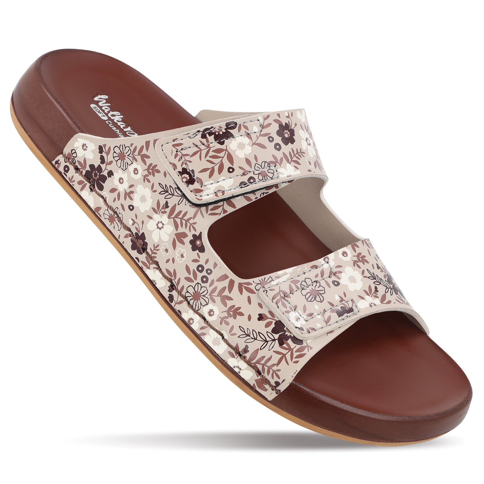 Women's Daily Wear Comfort Sandals - WLP74041 Brown