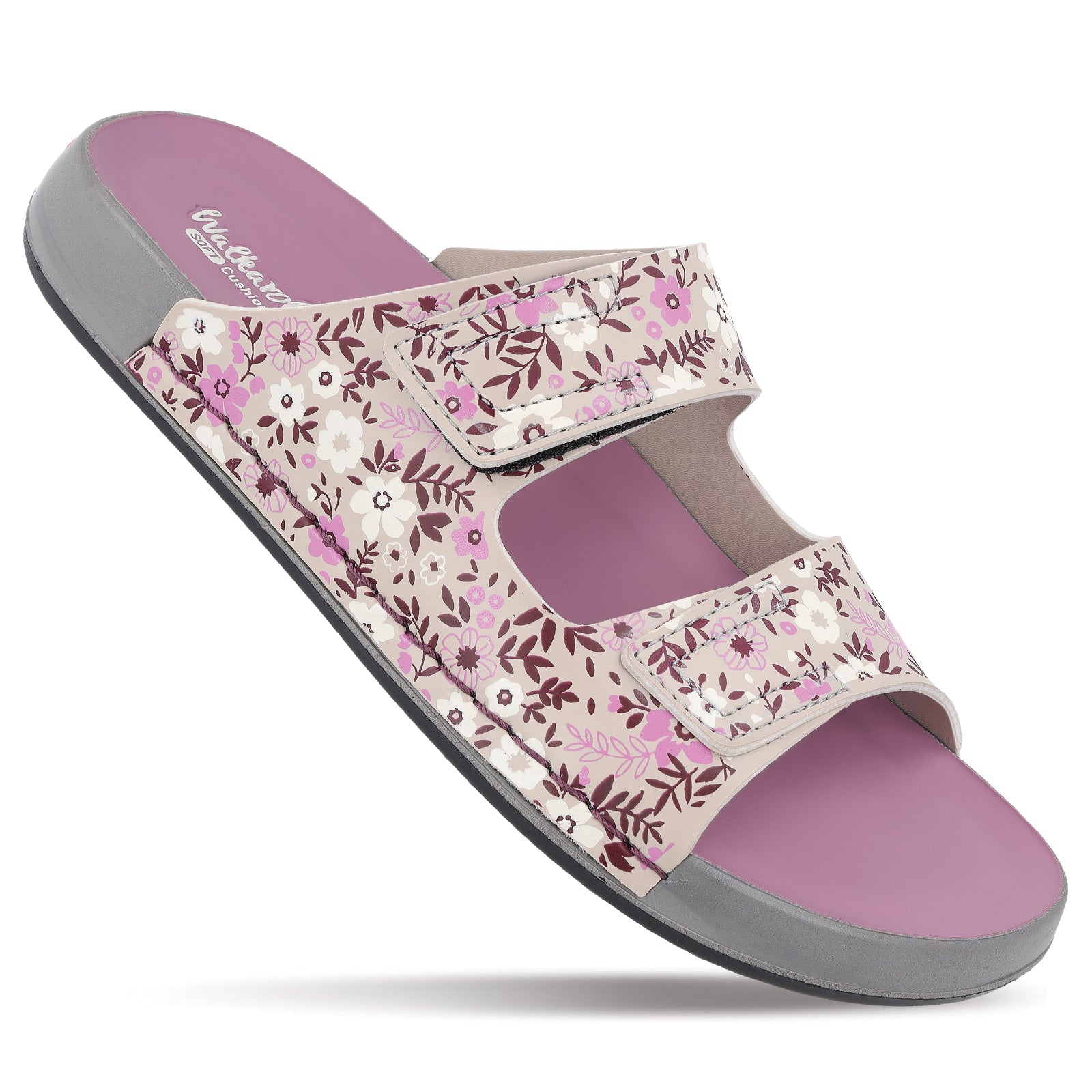 Women's Daily Wear Comfort Sandals - WLP74041 Mauve