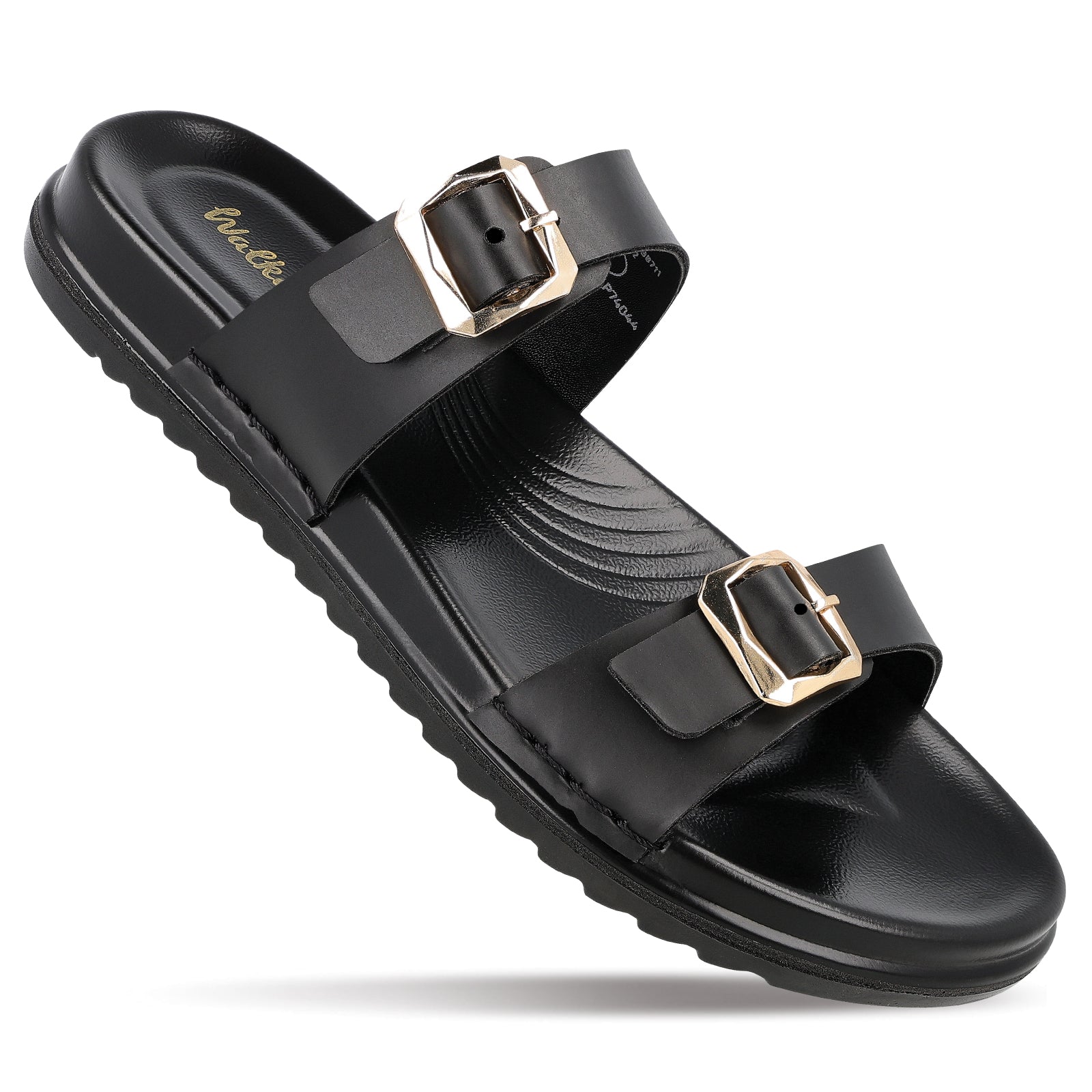 Women's Daily Wear Comfort Sandals - WLP74044 Black