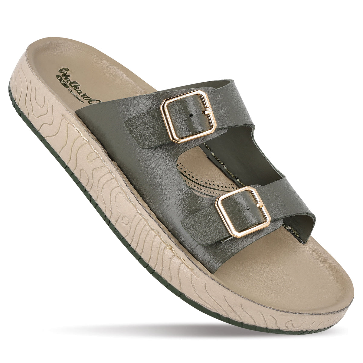 Women's Daily Wear Sandals - WLP74065 Olive