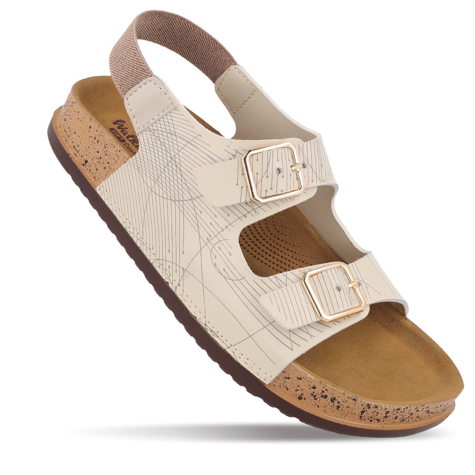 Women's Comfort Sandals - WLP77064 Vanilla