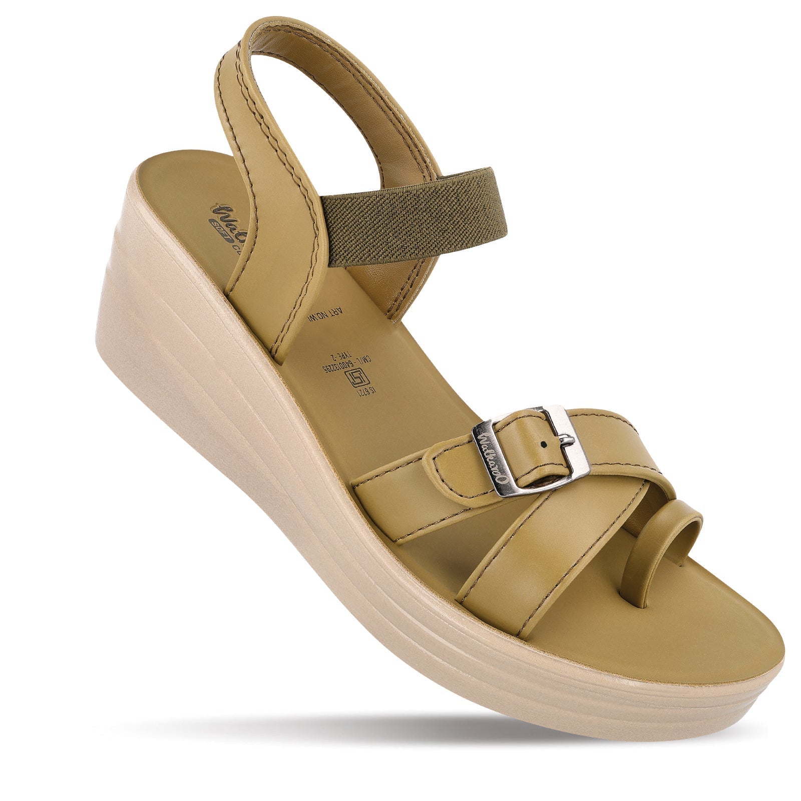 Women's Wedge Heel Sandals - WLP78012 Cocoon Green