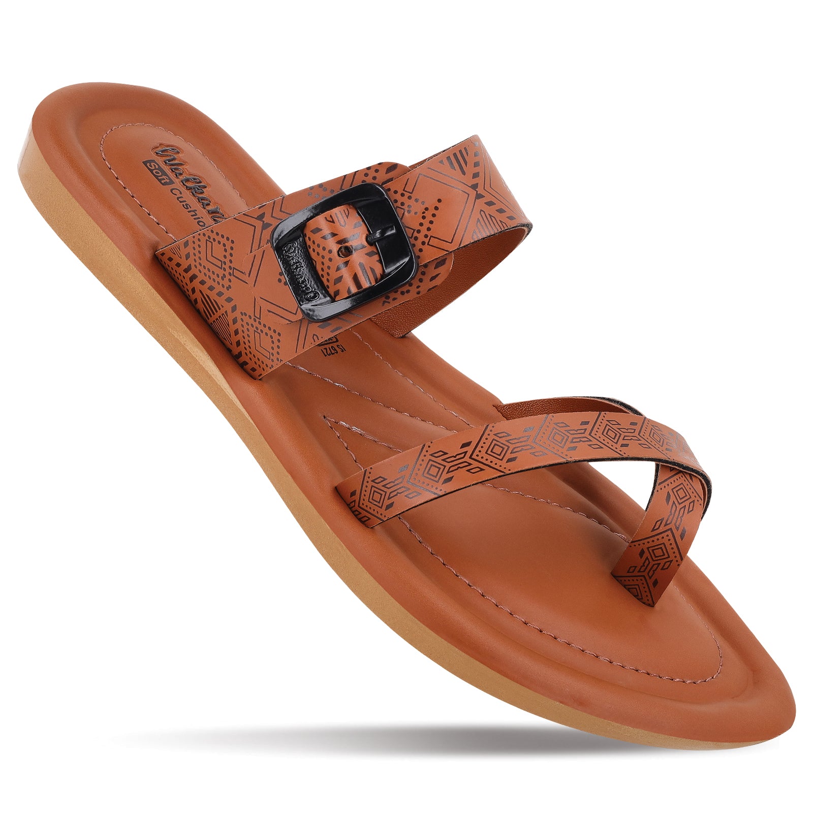Women's Daily Wear Sandals - WLR72028 Brown
