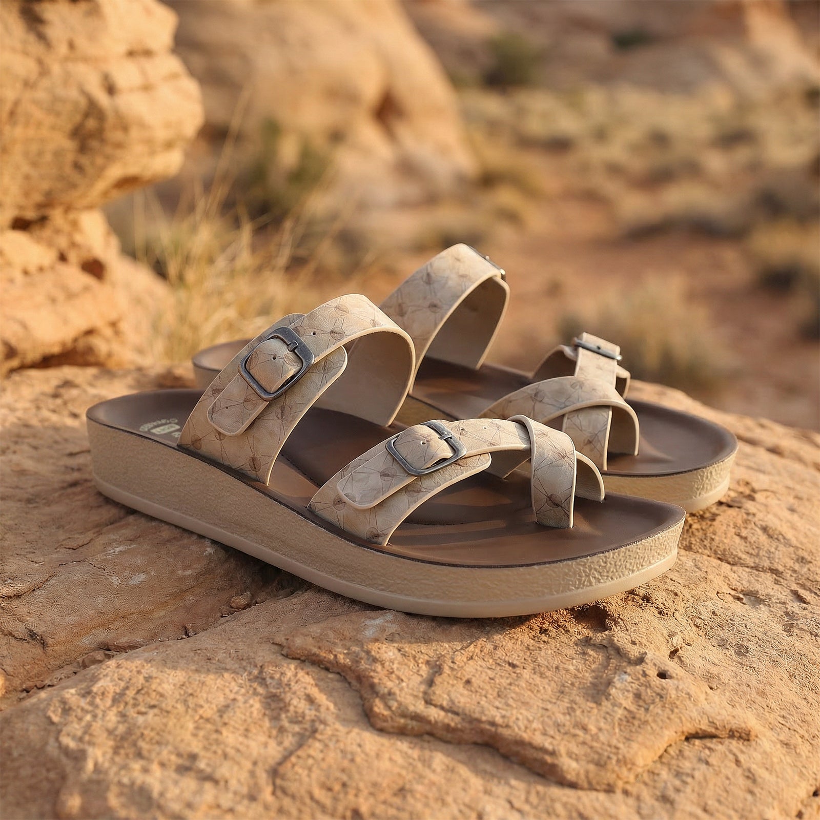 Women's Daily Wear Sandals - WLR72052 Espresso