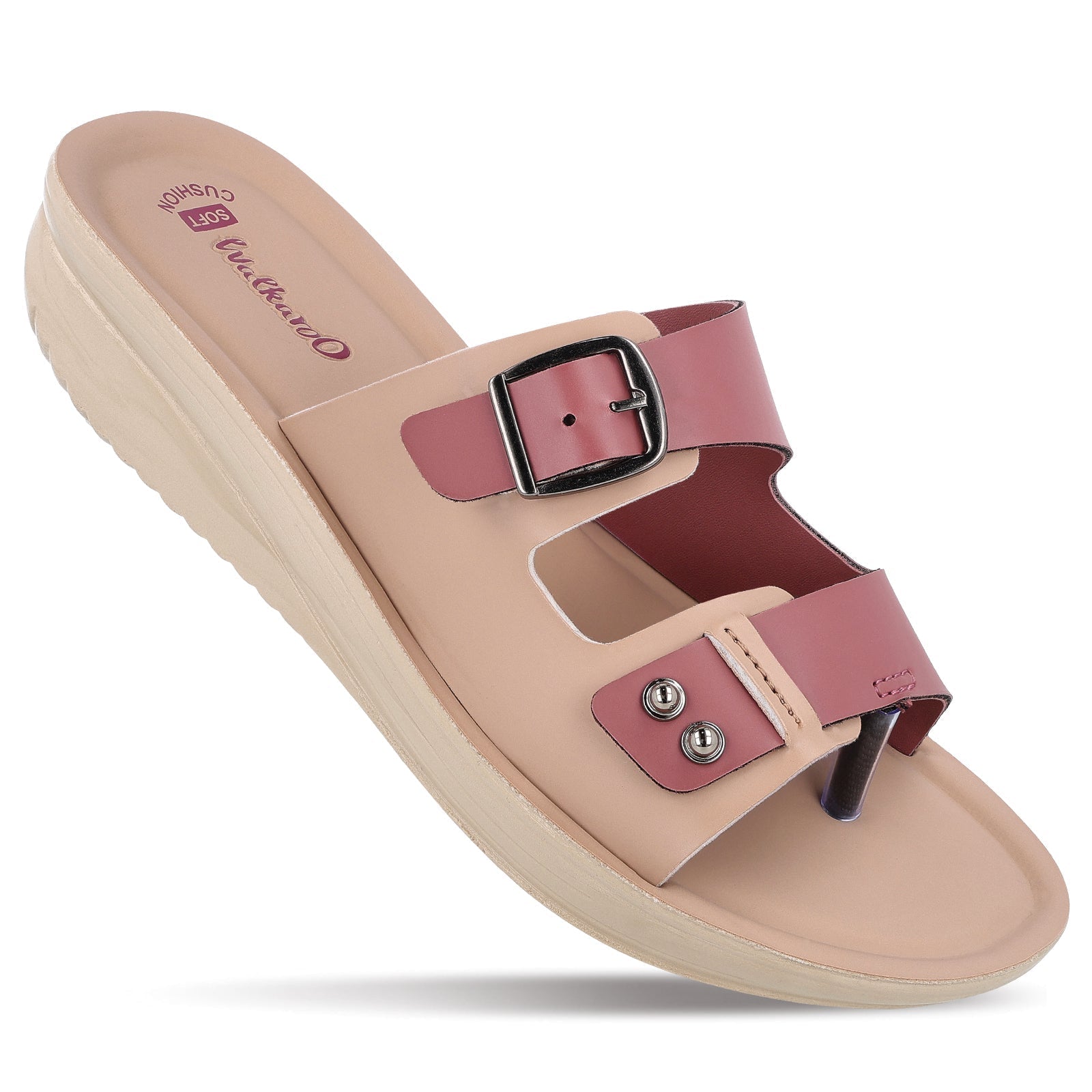 Women's Daily Wear Sandal - WLR74019 Dusty Rose