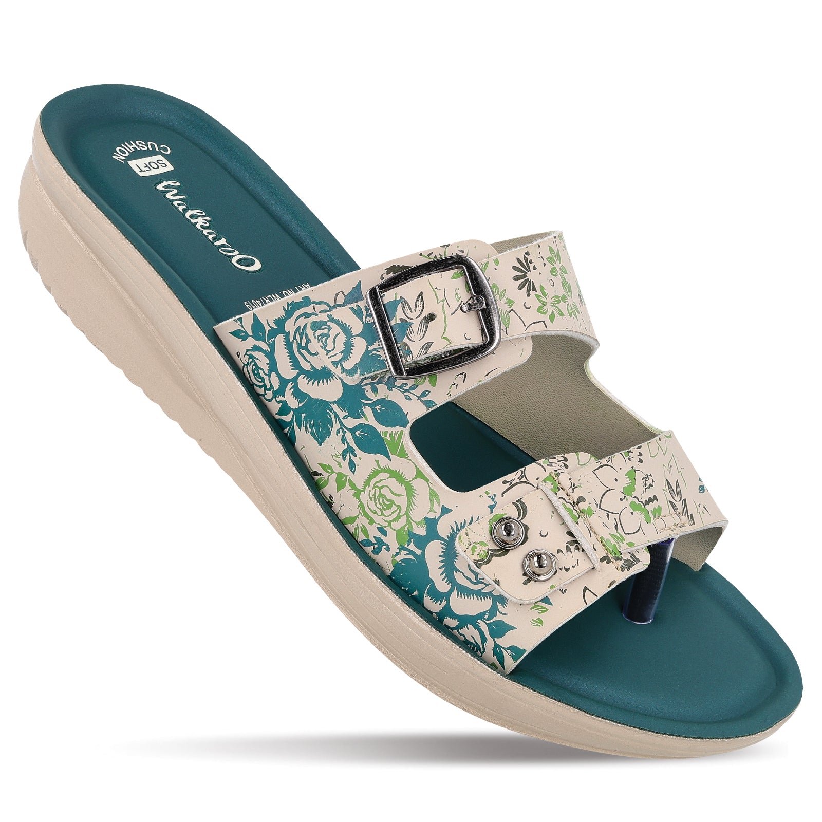 Women's Daily Wear Sandal - WLR74019 Green