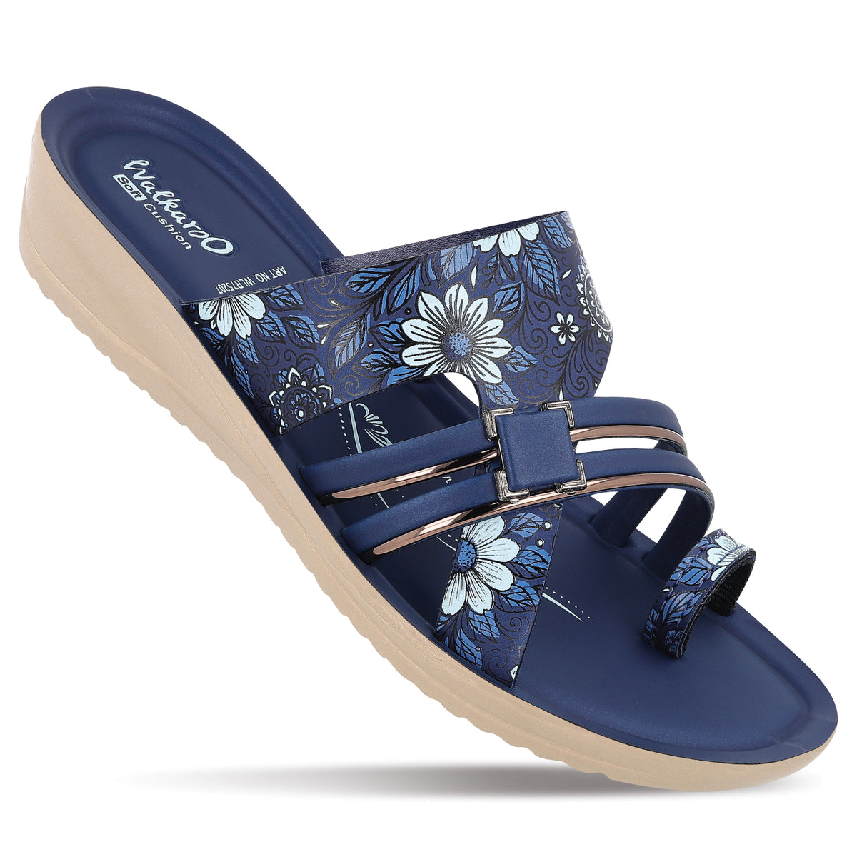 Women's Daily Wear Sandals - WLR75207 Navy Blue