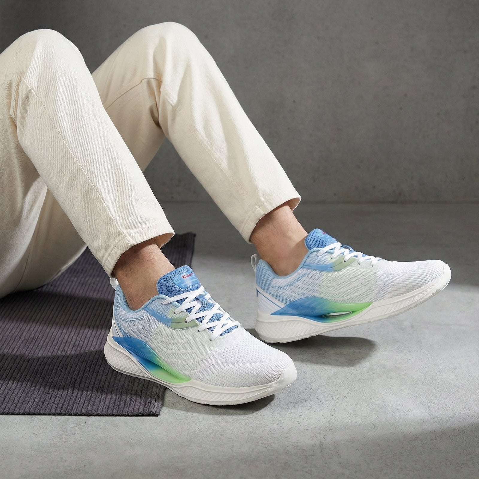 Men's Lace-up Sports Shoes - WS9132 White