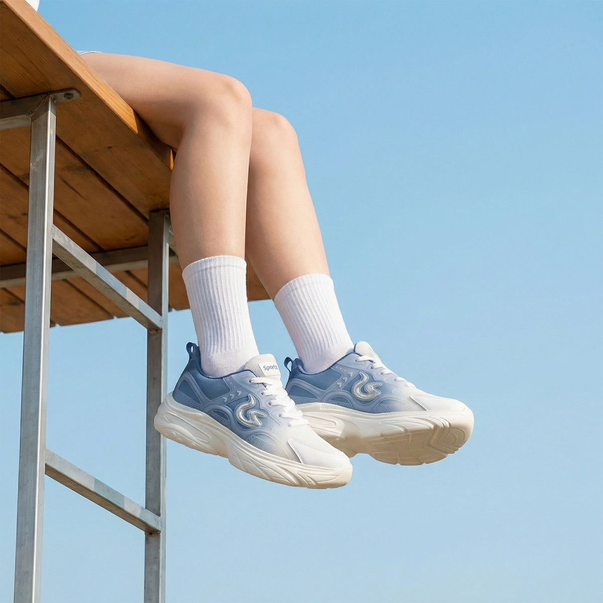Women's Sports Sneakers - WY3378 Blue