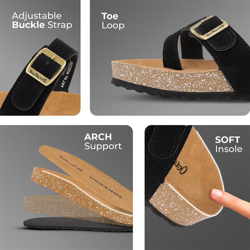 Men's Comfort Sandals - WGE53241 Black