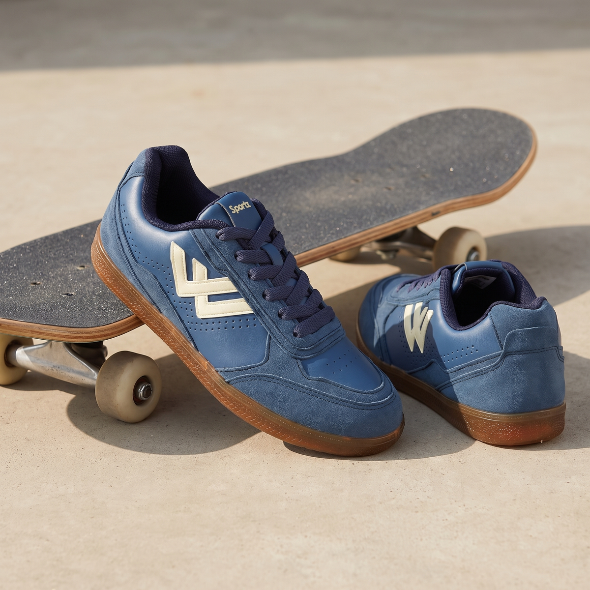 Men's Retro Casuals - ONG97005 Teal Blue