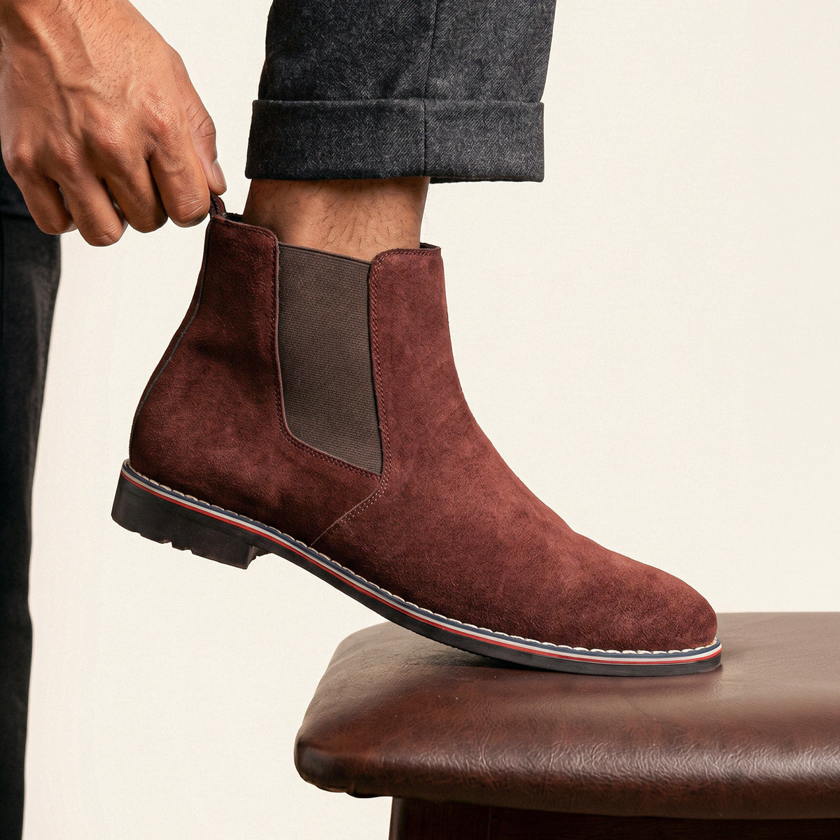 Men's Chelsea Boots - WGP26706 Brown