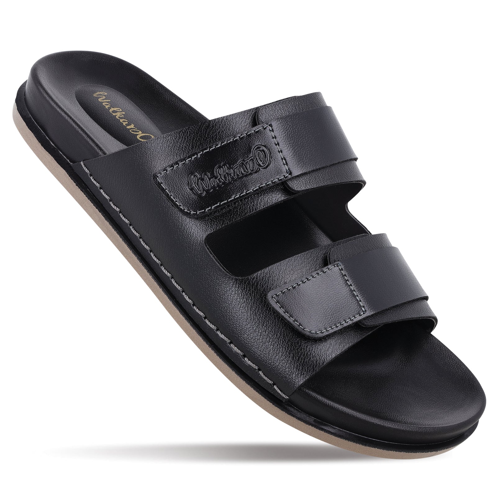 Shop Men's Daily Wear Comfort Sandals WE1347 Black Online