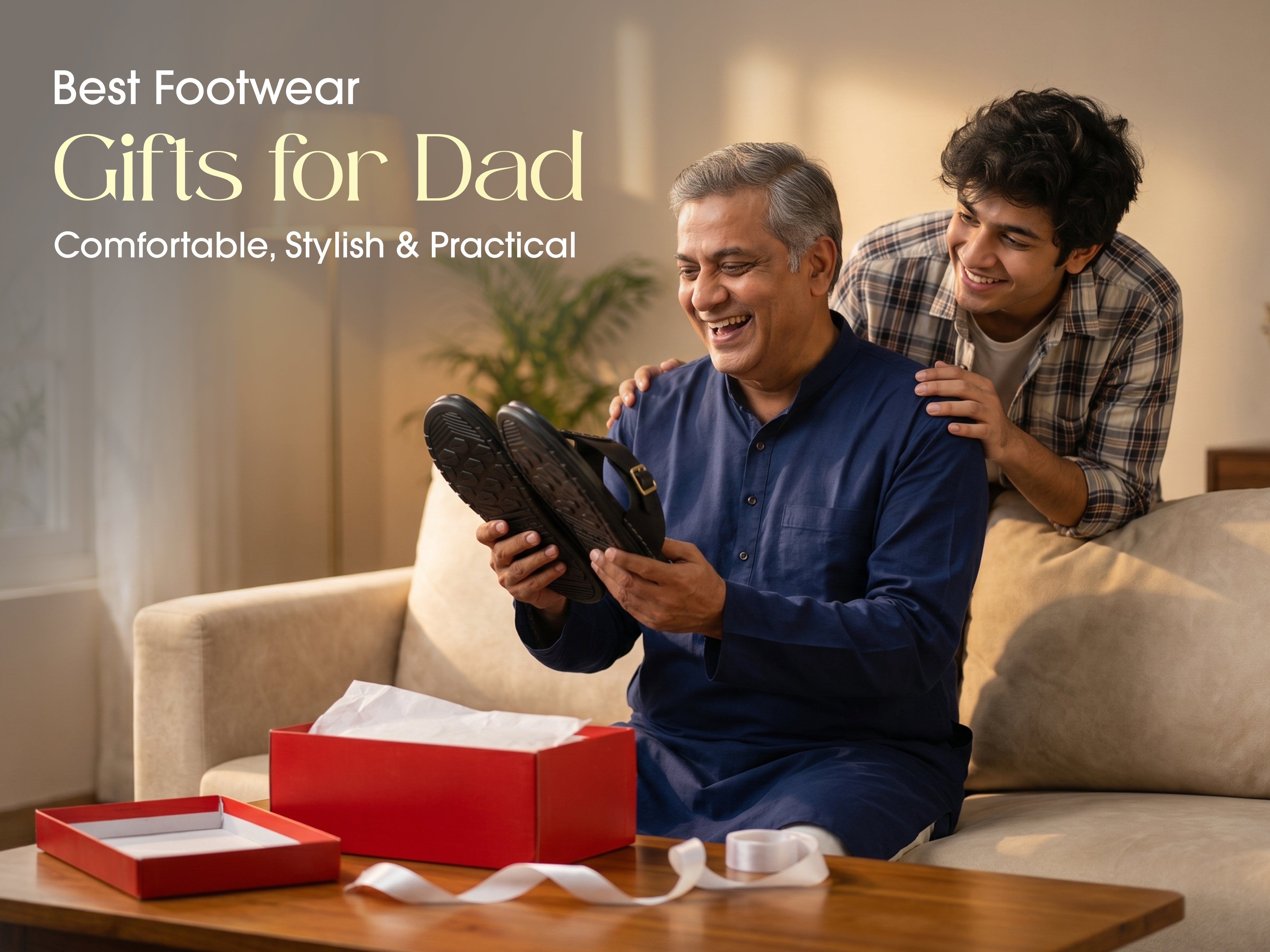 Best Footwear Gifts for Dad Under ₹1000 - Comfortable, Stylish & Practical