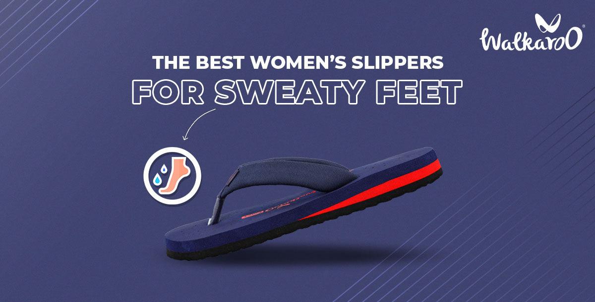 How To Choose the Best Women’s Slippers for Sweaty Feet - Walkaroo Footwear
