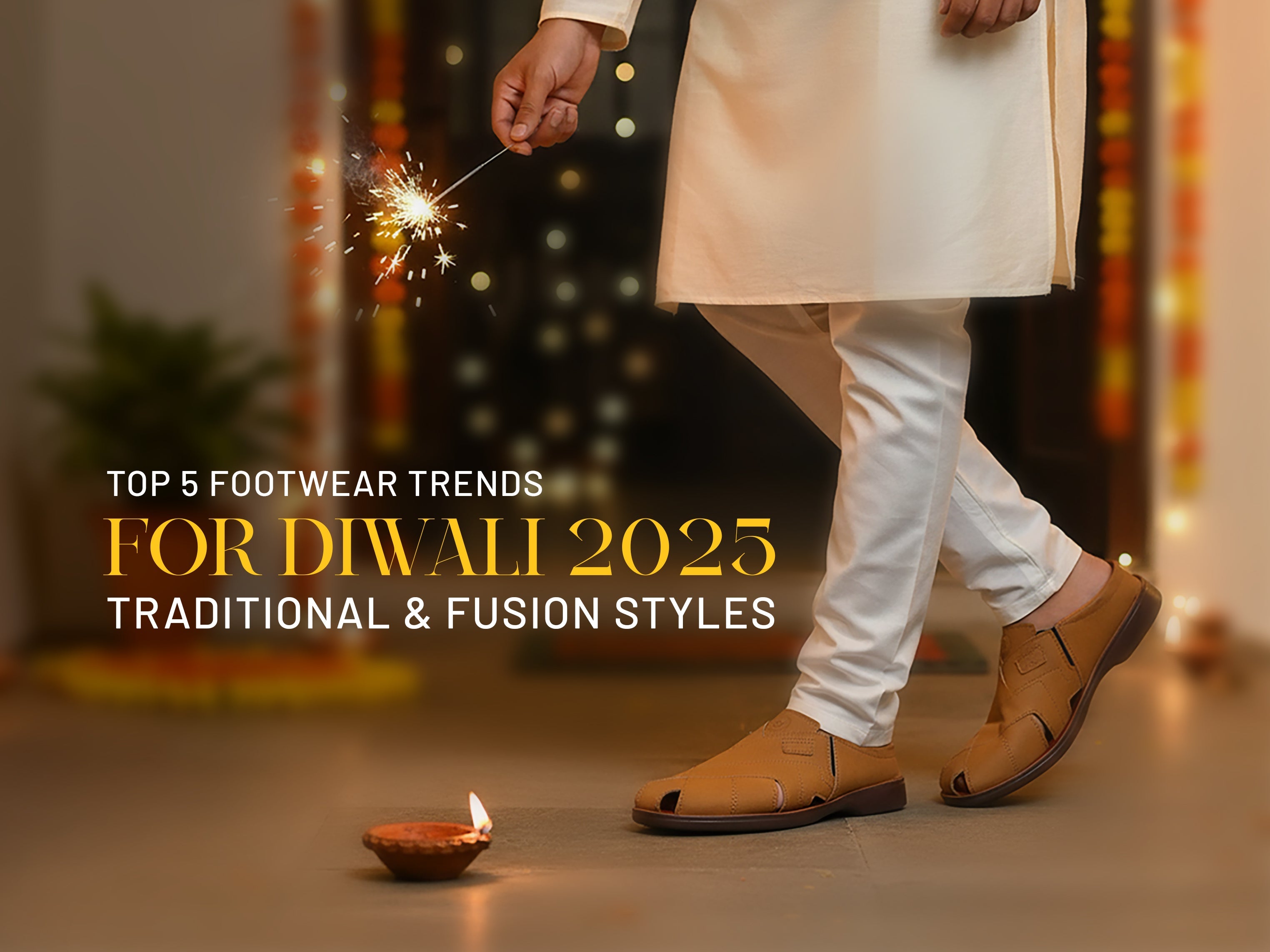 Diwali 2025 Fashion Trends: Best Five Footwear Styles for Traditional & Fusion Outfit