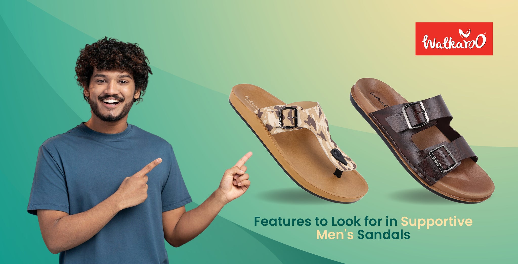 Features to Consider in Supportive Men s Sandals Walkaroo Footwear