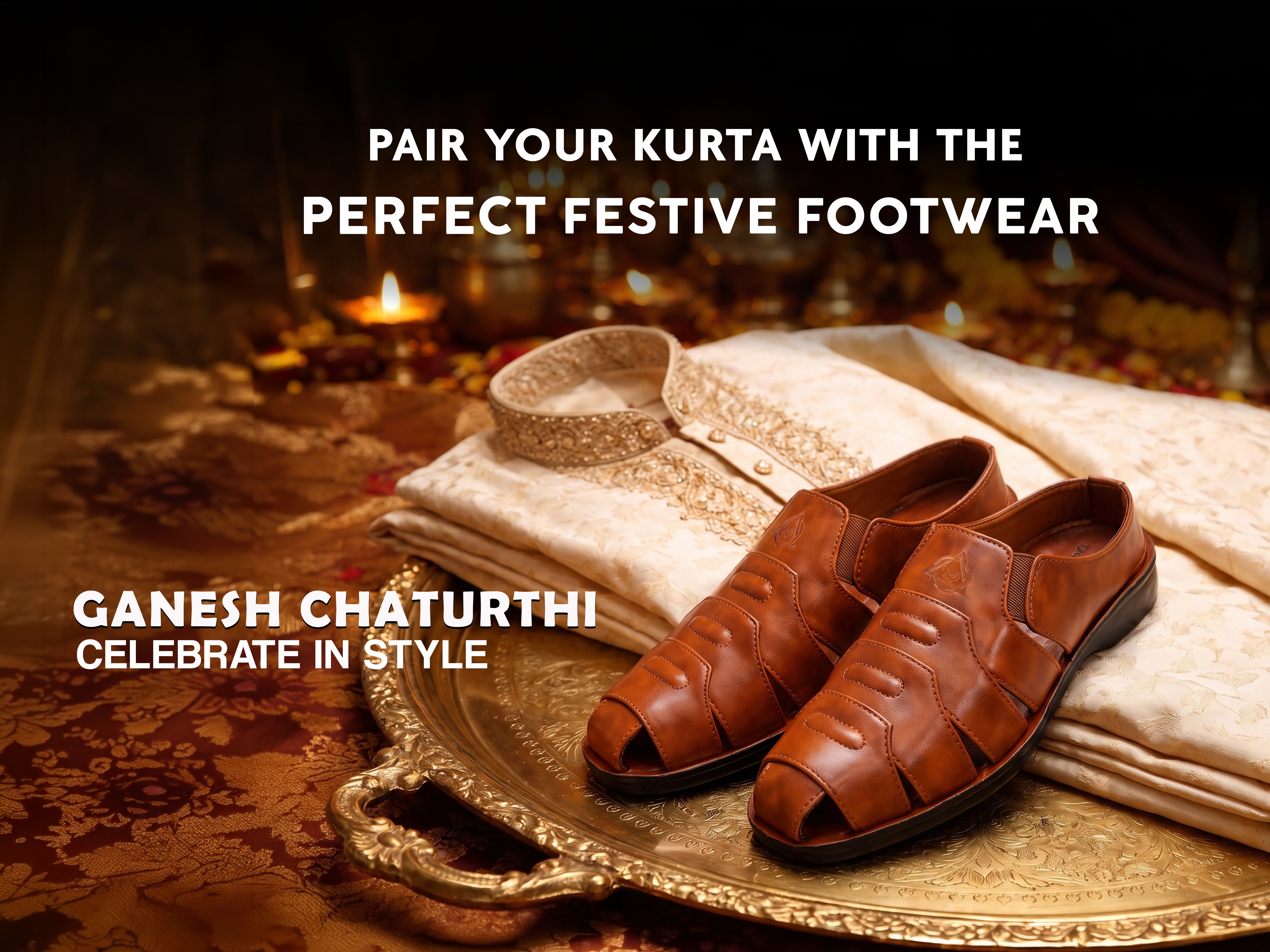 Ganesh Chaturthi Fashion Guide: Pair Your Kurta with the Perfect Festive Footwear