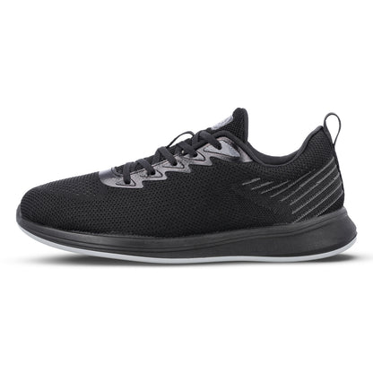 Men's Daily Wear Non Marking Sports Shoe  - WS6091 Black