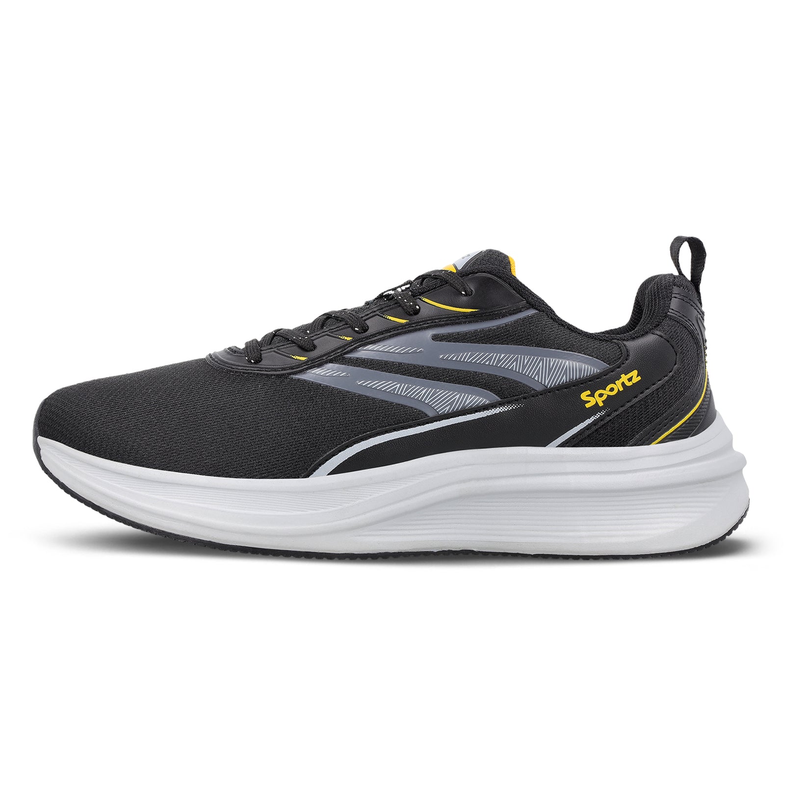WILZER Men's Lace-up Sports Shoes - WS9153 Black