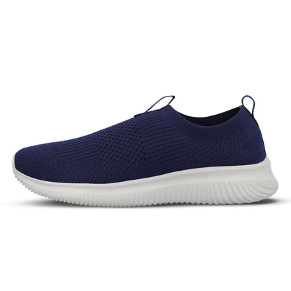 Men`s Slip-on Walking Shoes - WS9551 Navy Blue