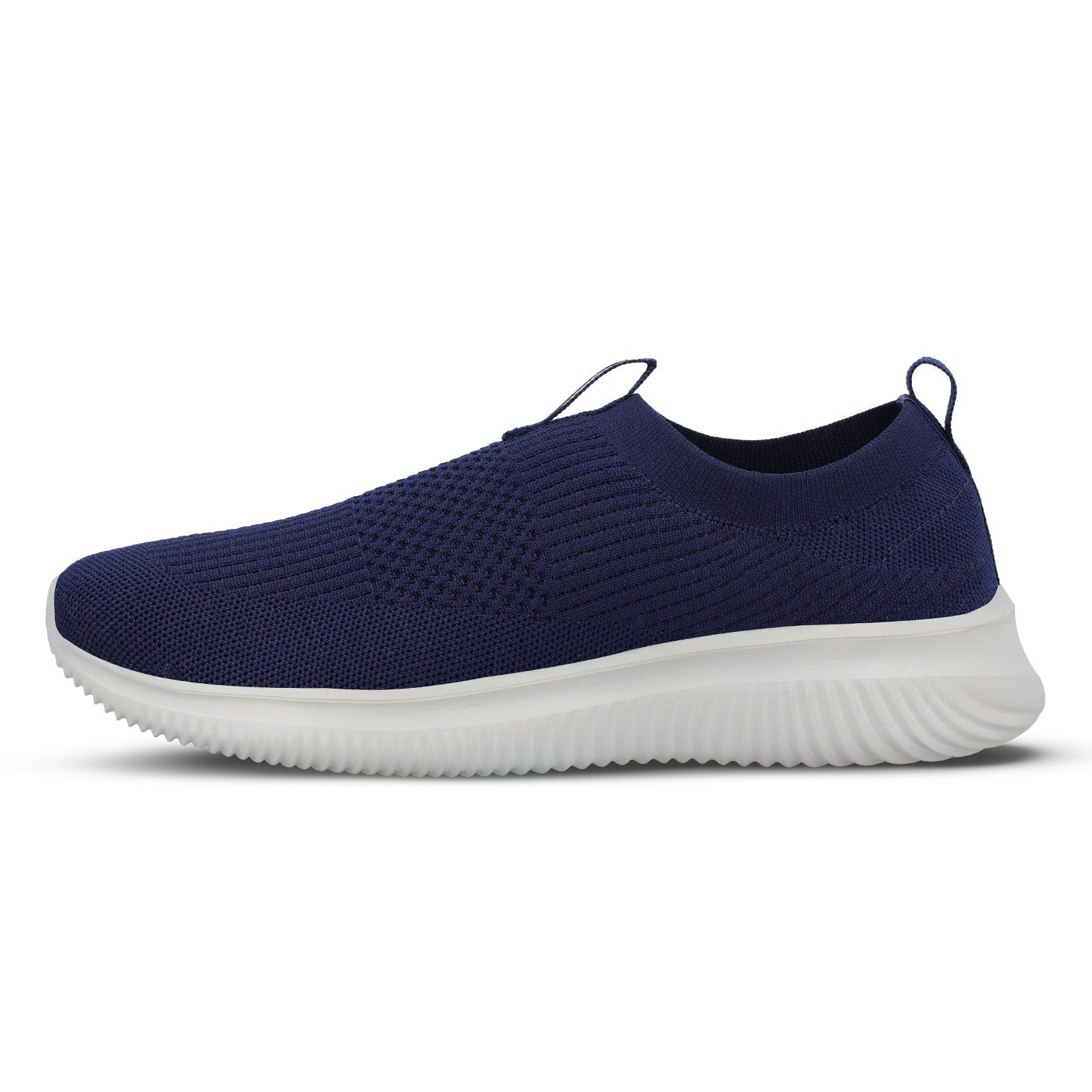 Buy Men s Slip on Walking Shoes WS9551 Navy Blue Online at Best Price in India Walkaroo Footwear