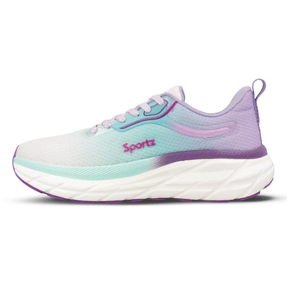 Buy Women's Lace-up Sports Shoe WS9917 Purple Green Online