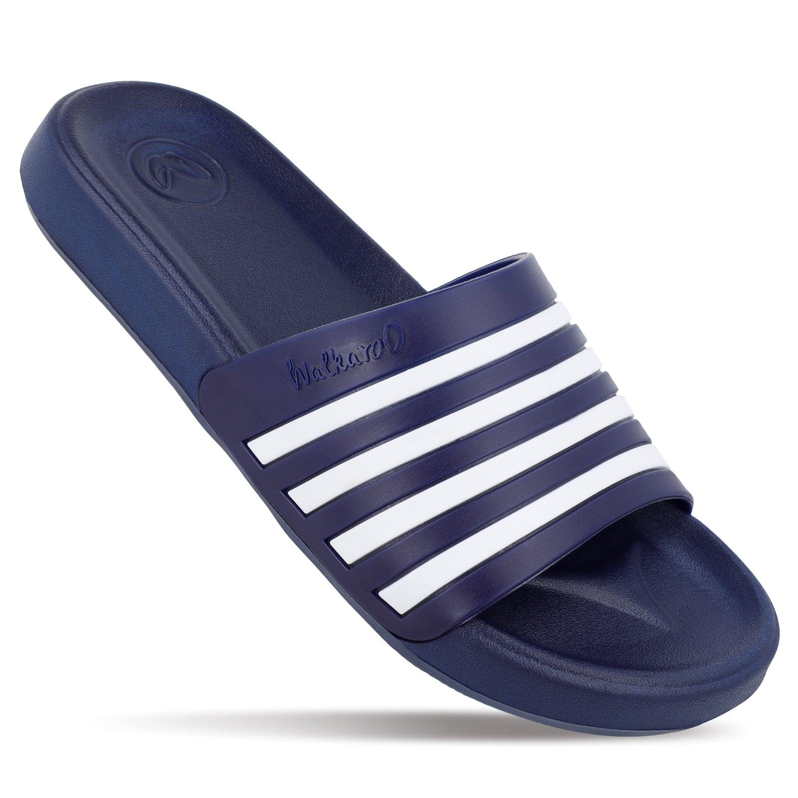 Mens blue sliders deals