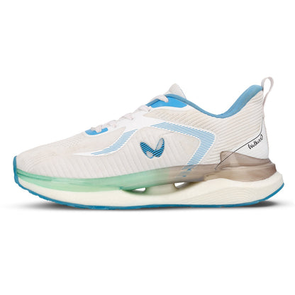 Men's Lace-up Sports Shoes - WS9122 White Turquoise