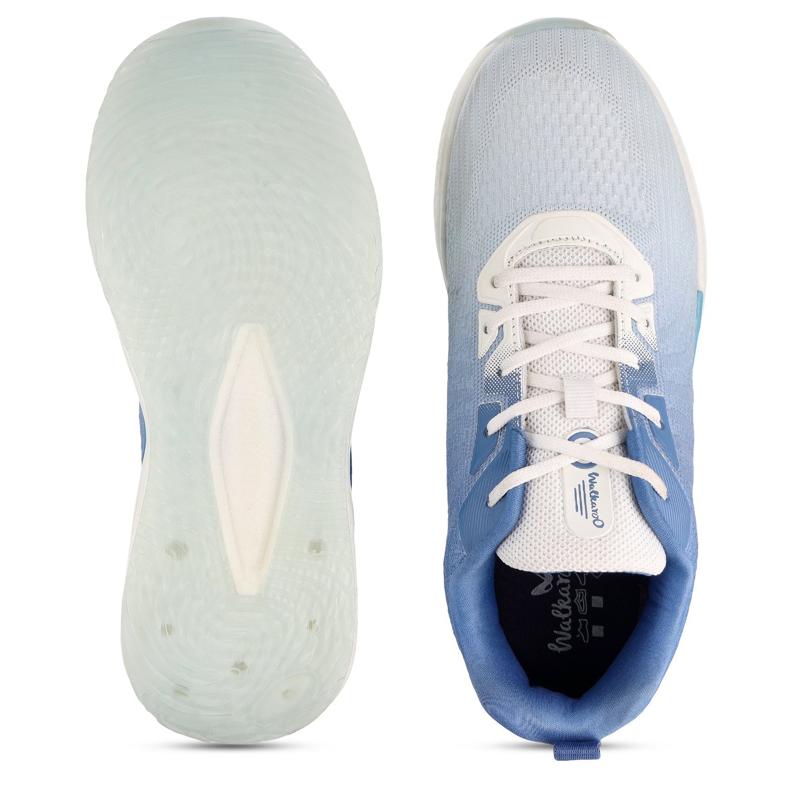 Men's Lace-up Sports Shoes - WS9119 White Blue