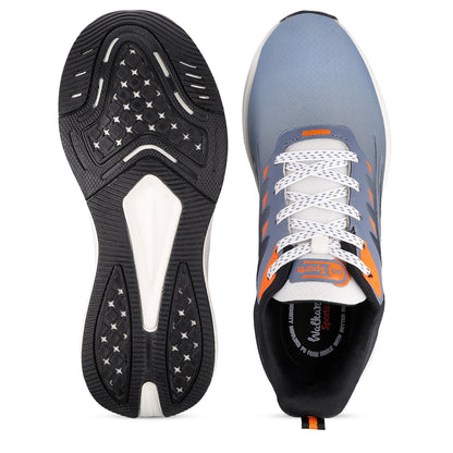 TYGA Men's Lace-up Sports Shoe - Black Aqua