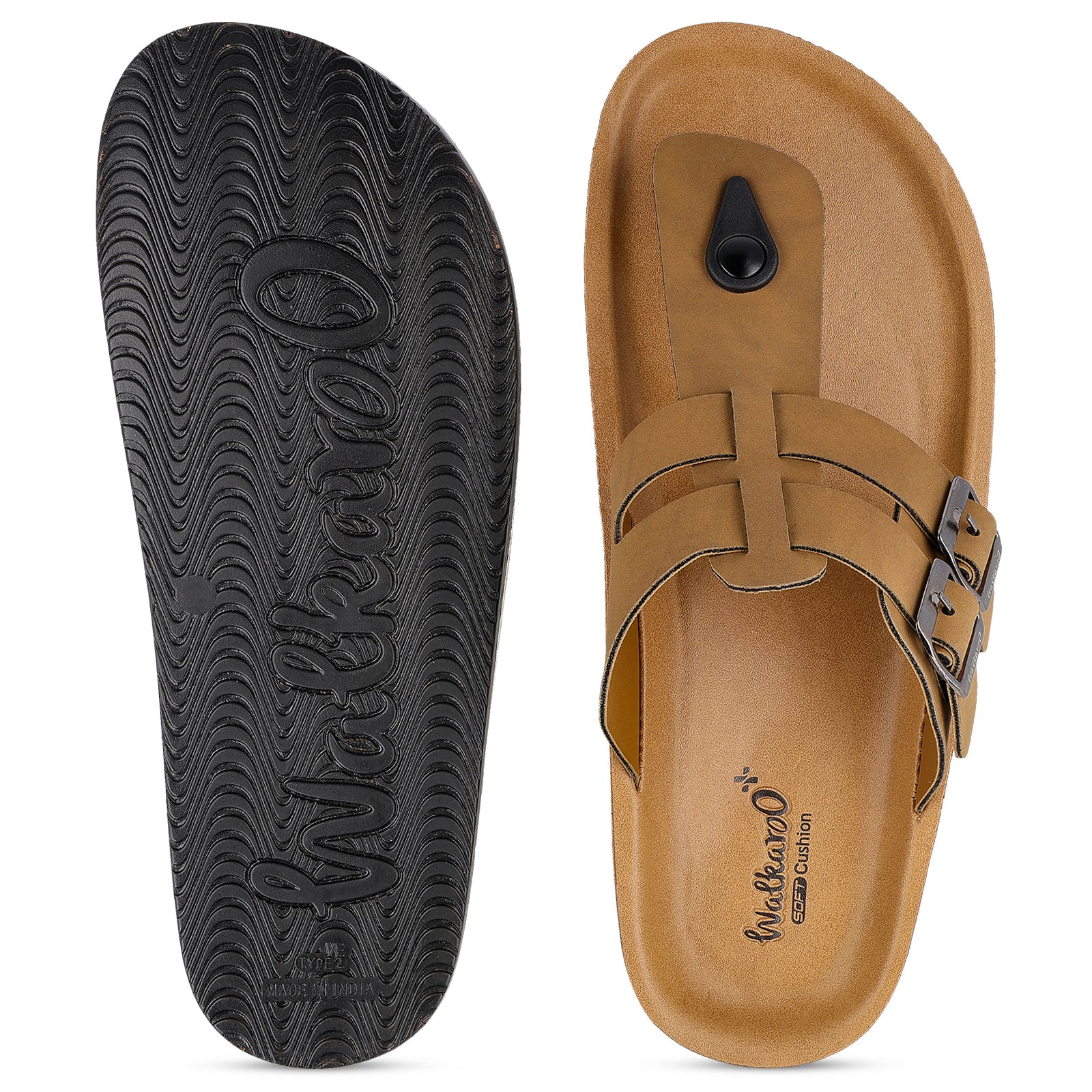 Men's Daily Wear Sandals - WE1345 Cedar Tan