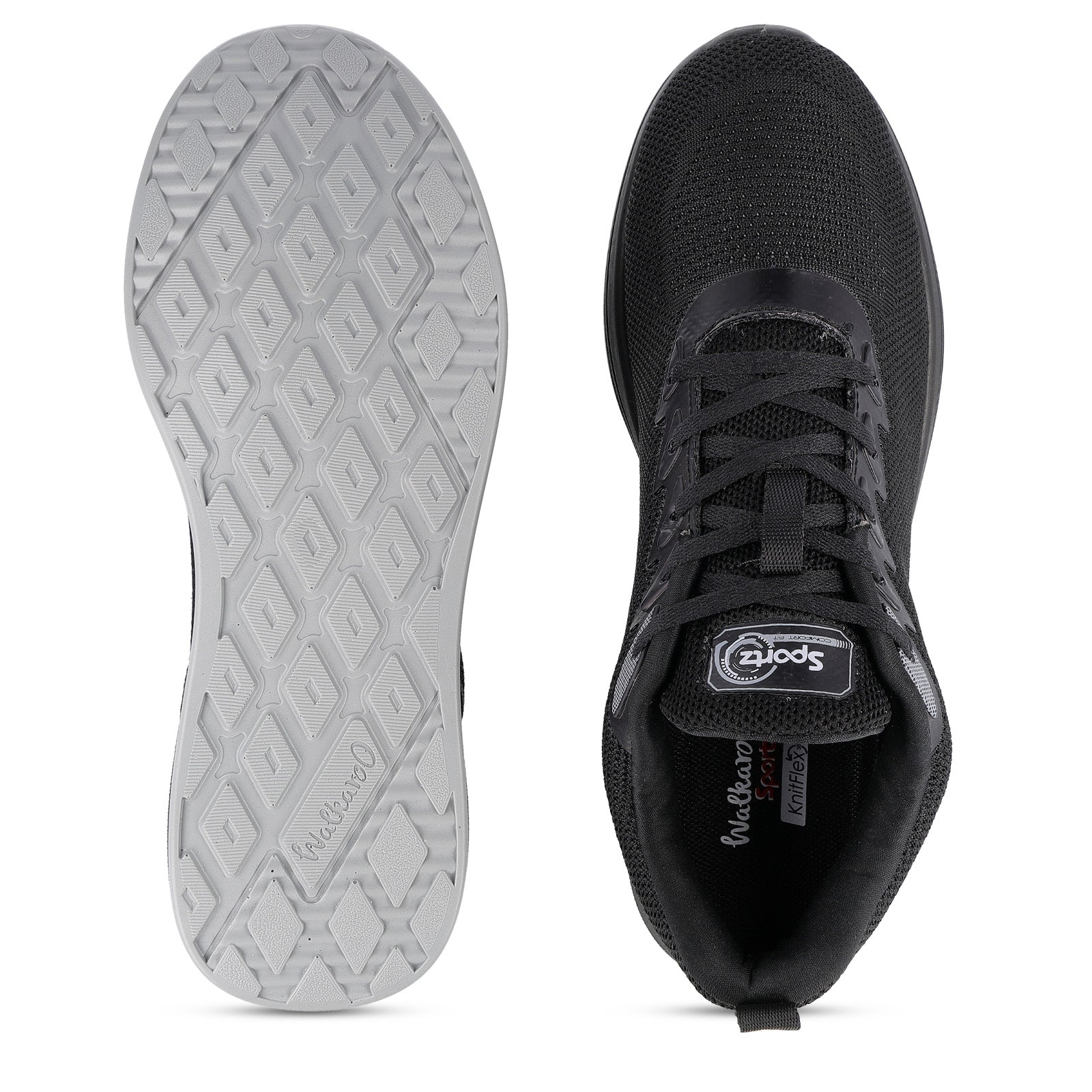 Men's Daily Wear Non Marking Sports Shoes  - WS6091 Black