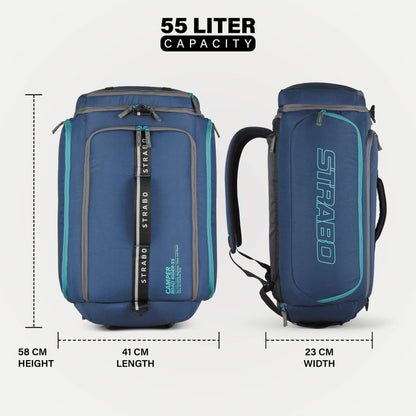Camper 2-in-1 Duffel + Backpack - Navy Blue
