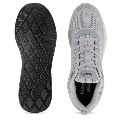 Men's Daily Wear Non Marking Sports Shoe  - WS6091 Light Grey