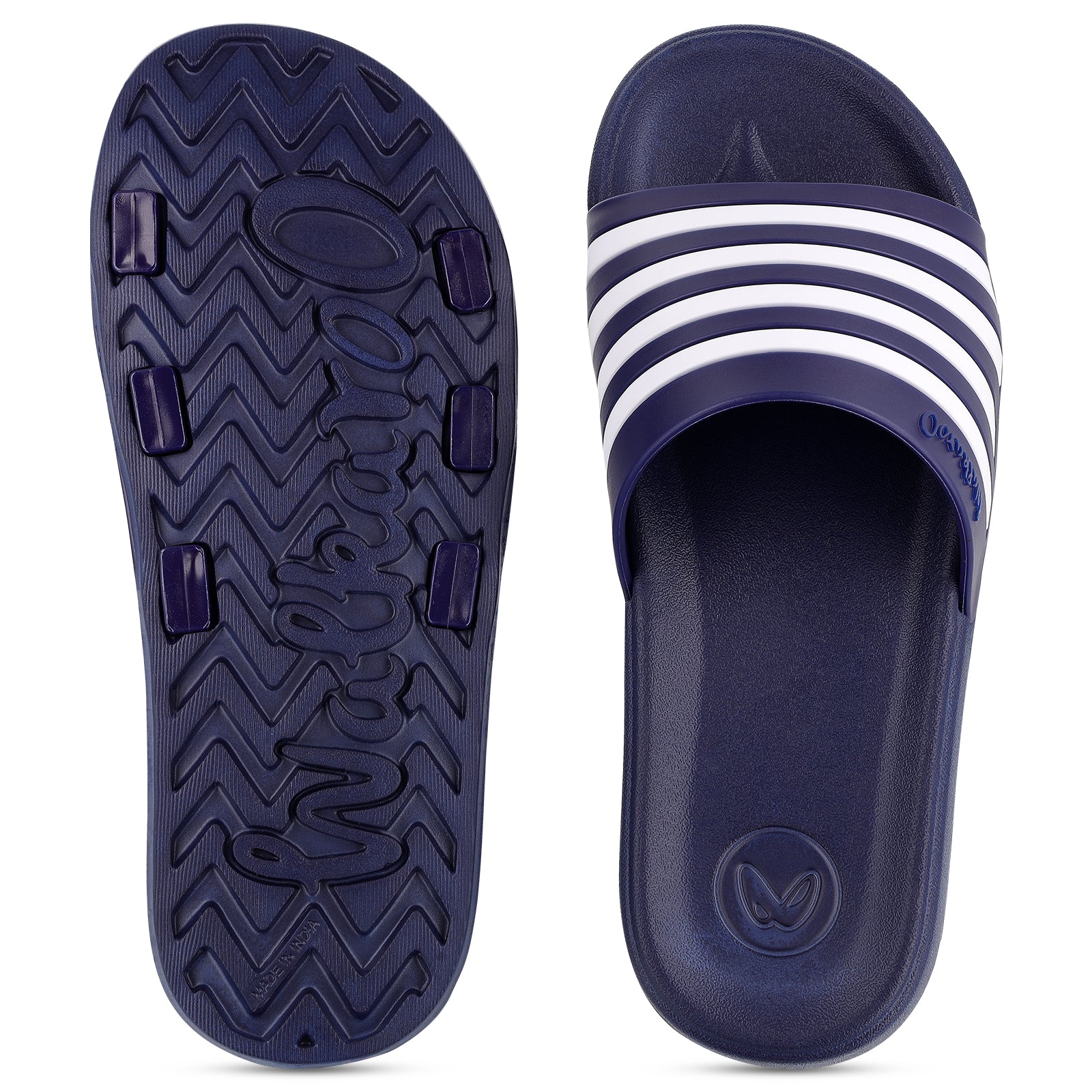 Men's Sliders - WC4819 Navy Blue
