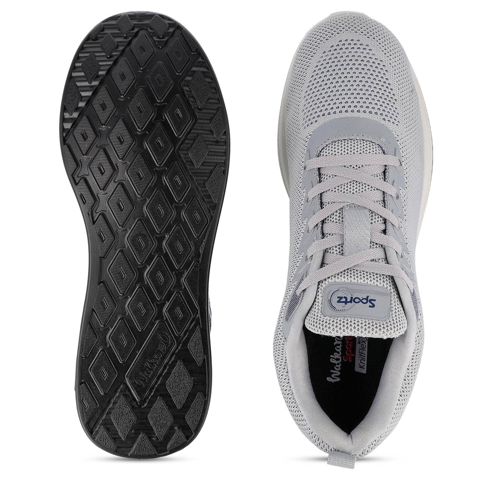 Men's Daily Wear Non Marking Sports Shoes  - WS6091 Light Grey