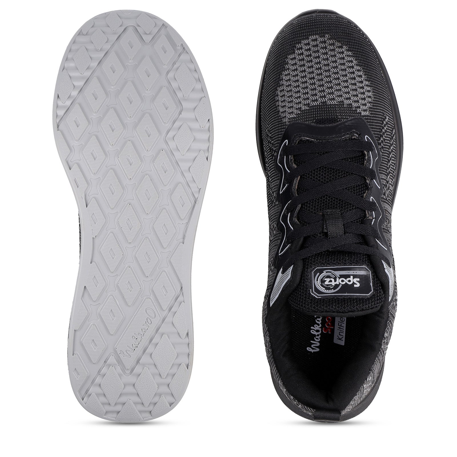 Men's Daily Wear Non Marking Sports Shoe  - WS6092 Black