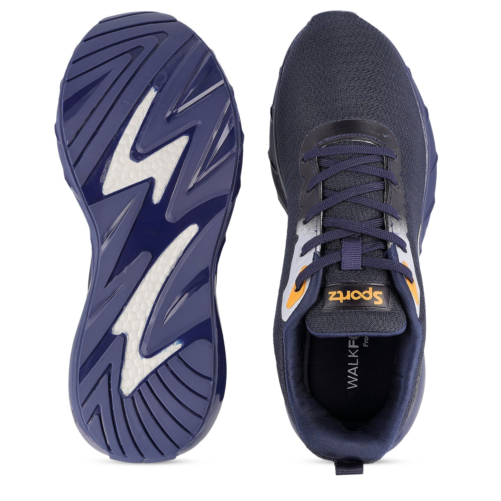 ZYLOK Men's Lace-up Sports Shoes - WS9604 Navy Blue