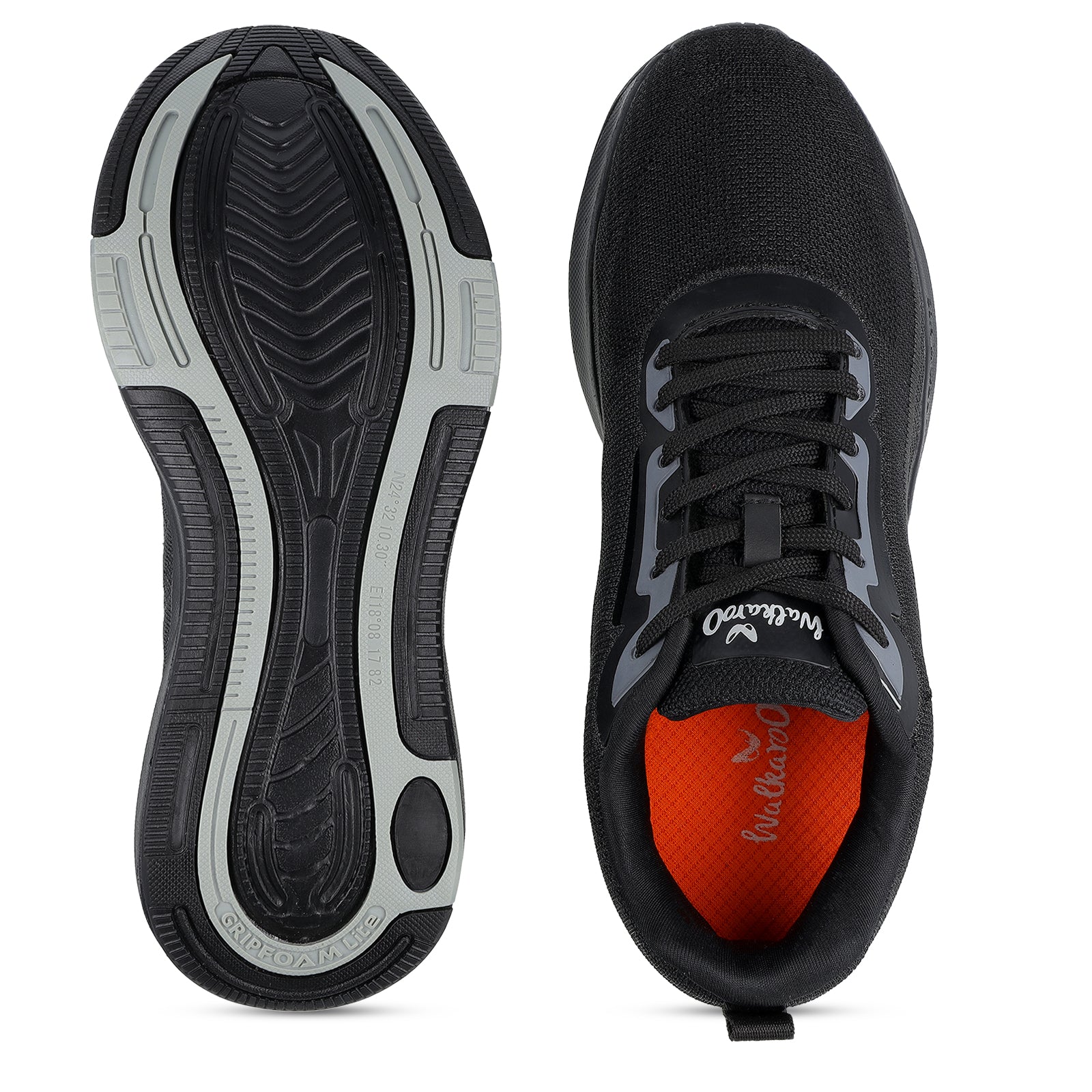 Men's Lace-up Sports Shoe - WS9106 Black
